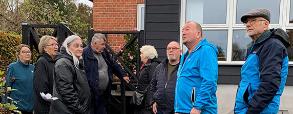 Organisationsbestyrelsen på besigtigelse i fire af Sorø Boligselskabs boligafdelinger